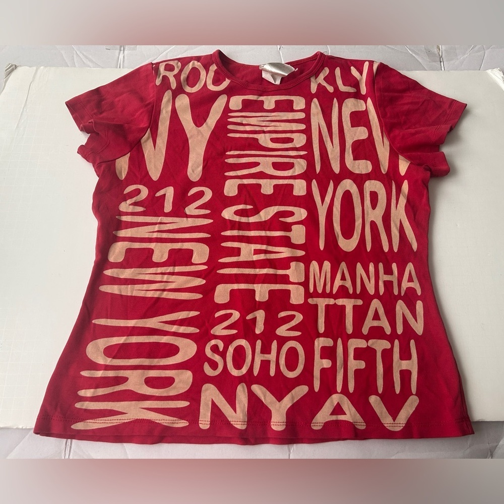 VINTAGE BIG BANG WOMEN’S TSHIRT - XL RED
